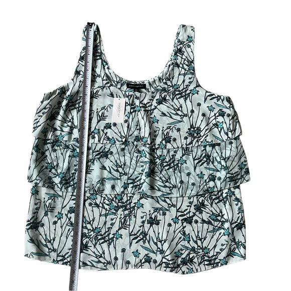 ***FINAL PRICE*** BANANA REPUBLIC Tiered Sleeveless Top Aqua XL - Picture 5 of 9